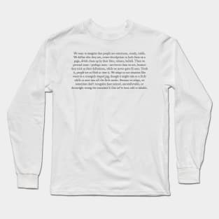 Tress of the Emerald Sea book quote Long Sleeve T-Shirt